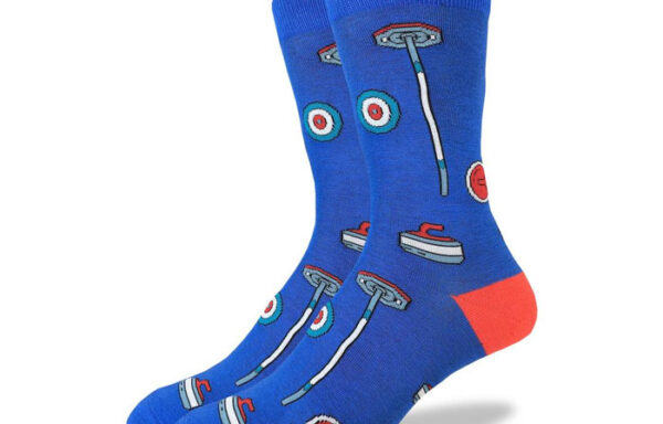 Assorted Graphic Curling Socks (Goldline & Asham)